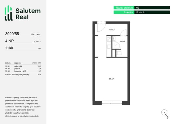 Byt č. 55 – Nový Háj, Hodonín